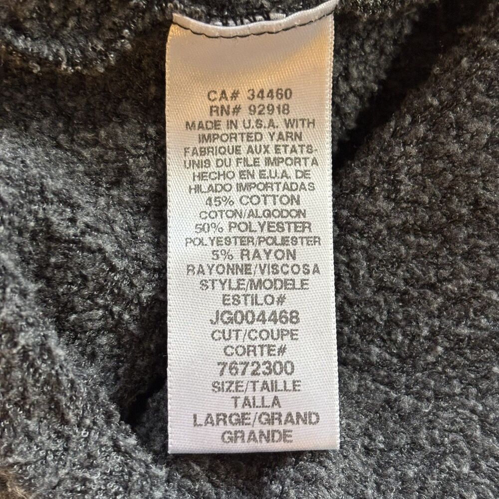 Juicy Couture Heathered Gray Cropped Ruffled Hem Sweatshirt Large USA - Picture 7 of 9